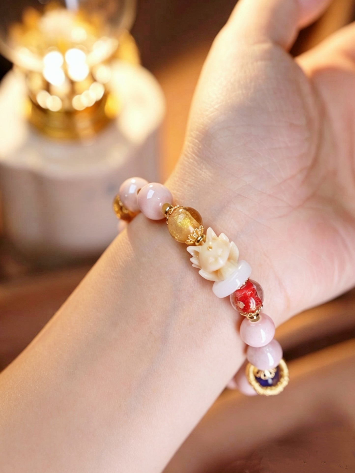 Crystal Phoenix Fox Fortune Bracelet