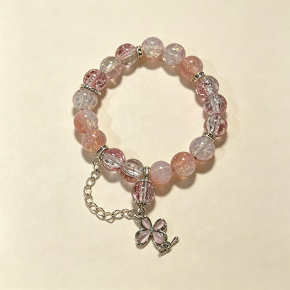 Pink Ice Butterfly Kiss Bracelet